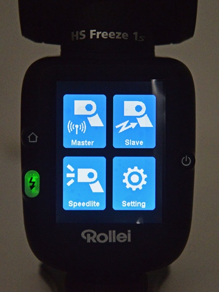 Rollei HS Freeze 1S, touch screen
